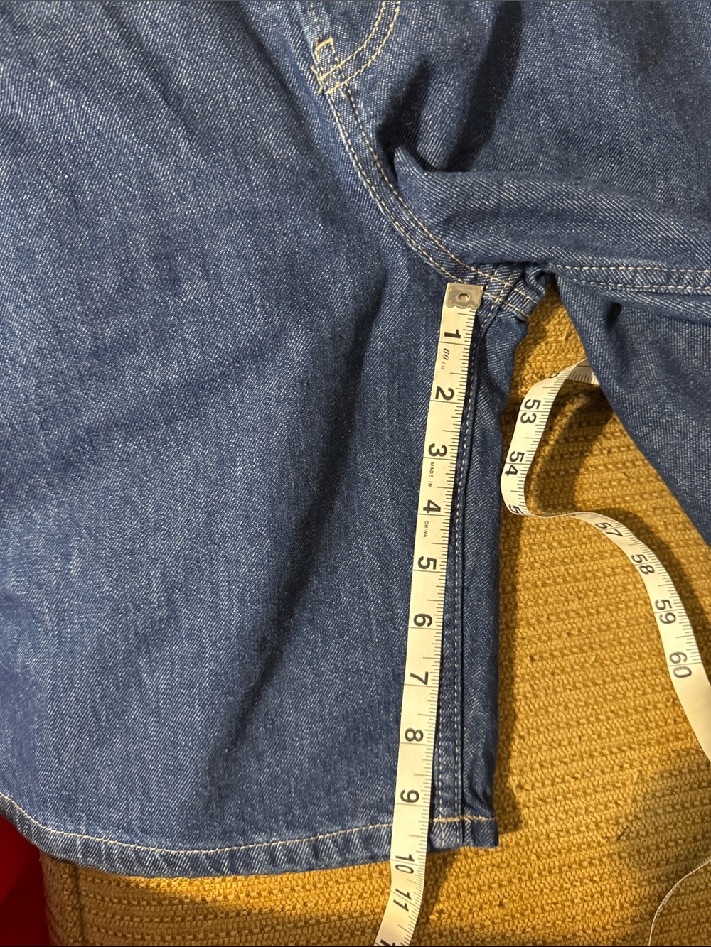 Free People Dark Blue Denim Bermuda Shorts - Picture 6 of 6